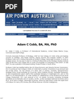 Adam c Cobb, Ba, Ma, Phd