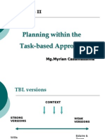 Planning Within The TBL Approach