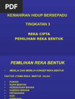 Pemilihan Reka Bentuk Dan Perancangan Pembinaan Projek