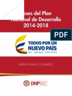 Bases PND 2014-2018F Final Plan Nacional de Desarrollo Juan Manuel Santos