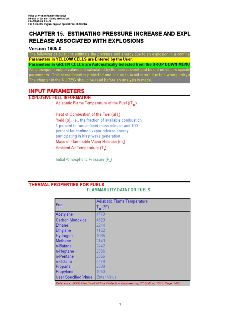 15 Explosion Calculations | PDF