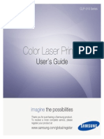 Samsung - CLP-315 - Color Laser Printer Guide