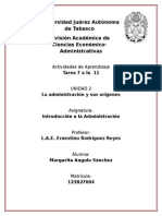 La Administración y Sus Orígenes