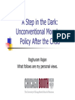 A Step in the Dark-unconventional Monetary Policy After the Crisis-Raghuram Rajan Ppt