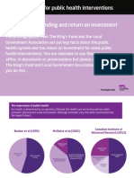 Making The Case For Public Health Interventions