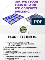Alternative Floor Systems of A 20 Storied Concrete v3.0