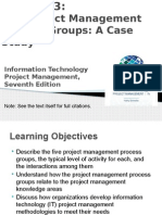 Chapter 3 The Project Management Process Groups A Case Study