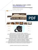 HOSTAL ZURICH - Hostal (Hotel) Zurich - Huercal-Overa, Almería (Almeria)
