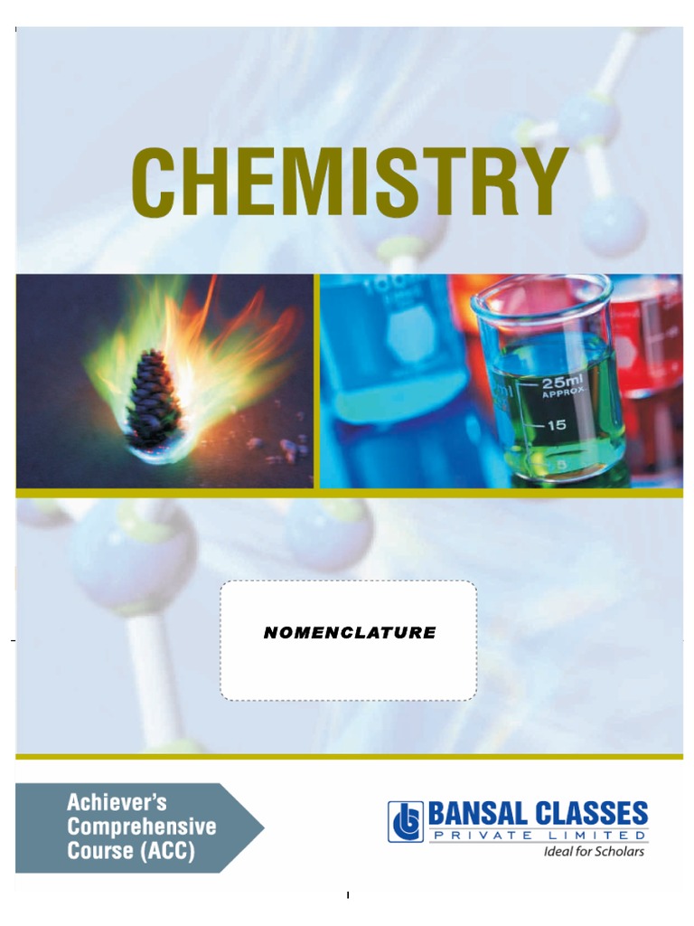 Organic Nomenclature Guide | PDF | Alkane | Alkene