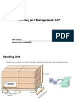 Handling Unit Managment-SAP