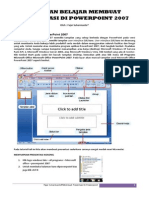 Belajar Membuat Presentasi Di Powerpoint PDF