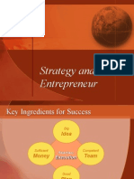 Strategy and The Entrepreneur