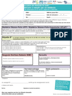 Fiche Medicale PS 2014