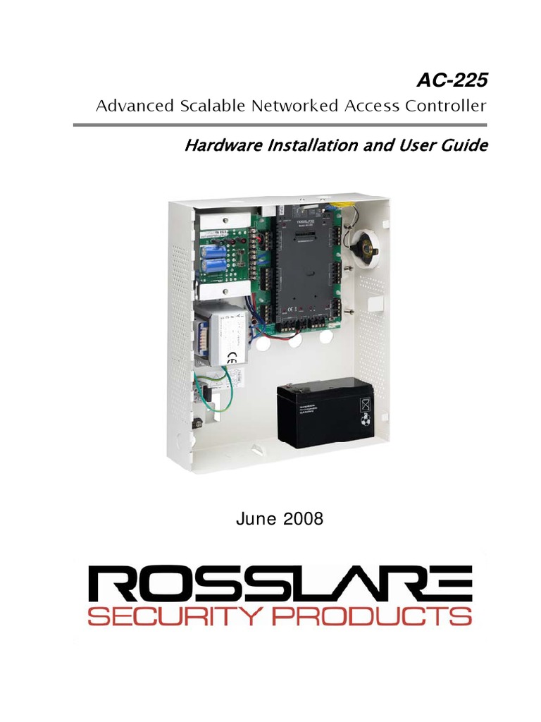 AC-225IP Access Control Guide | PDF | Access Control | Computer Network