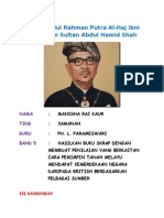 Folio Tunku Abdul Rahman