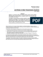 Removing Ground Noise in Data Transmission Systems