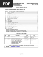 Volume 2, Welding Fabrication Procedure