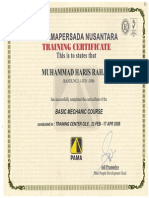 BMC Certificate