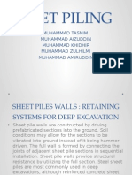 Sheet Piling: Muhammad Tasnim Muhammad Aizuddin Muhammad Khidhir Muhammad Zulhilmi Muhammad Amiruddin