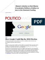 googke rigs elections and stock market results