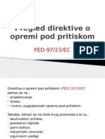 Pregled Direktive o Opremi Pod Pritiskom