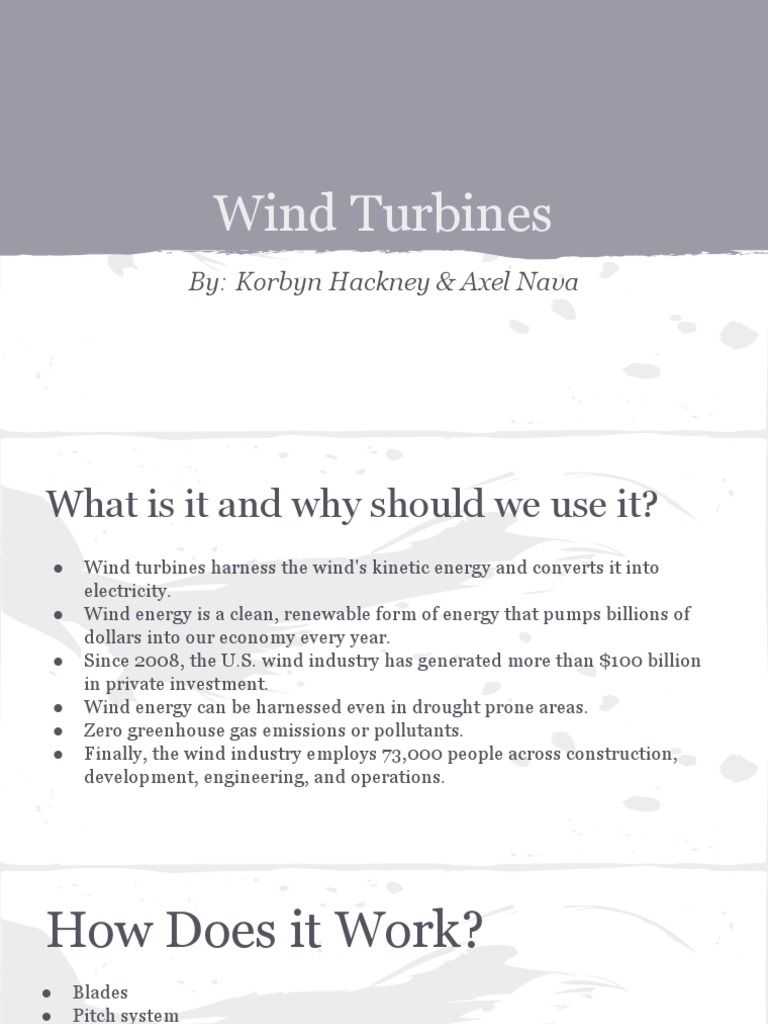 Understanding Wind Turbines and Energy | PDF | Technology & Engineering