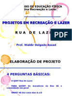 Aula de Projetos UCB - Rua de Lazer