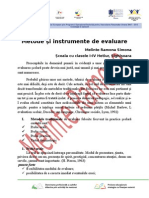 Metode de Evaluare