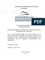 Análisis jurídico sobre el trabajo a destajo y vulneración de derechos en el sector textil de Atuntaqui