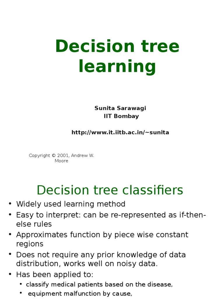 Decision Tree | PDF | Cross Validation (Statistics) | Statistical ...