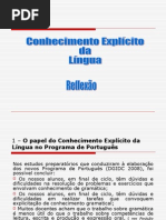 1 – O Papel Do Conhecimento Explícito