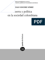 Primeras Paginas Guerra Politica Sociedad Colombiana Gonzalo Sanches Gomez