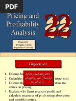 ch22 (Pricing and Profitability Analysis)