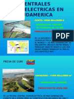 Centrales Hidroelectricas en Sudamerica