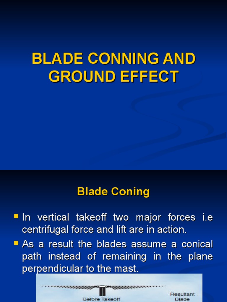 Ground Effect, Conning PDF Helicopter Rotor Helicopter