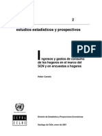 Cepal, Ingresos y Gastos de Consumo en ENIGH