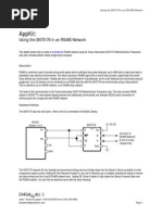 SN75176 RS-485 Communication