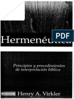 Hermeneutica Henry A Virkler