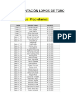 Implementación de Lomos de Toros