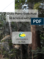 Corantioquia. Guía Solicitud Aprovechamiento Persistente de Bosque Natural