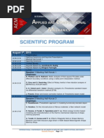ACM2015 Scientific Program