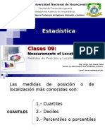 Clase 09 - Medidas de Localizacion