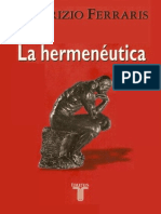 La Hermeneutica - Maurizio Ferraris