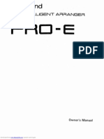 Roland Pro-E manual