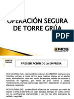 MCS Colgruas Colombia - Operacion Segura de Torre Grua