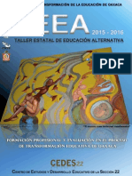 Taller Estatal de Educación Alternativa 2015 2016