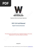 ECE 124 Lab Manual Spring 2014