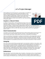 Top 10 Qualities of a Project Manager