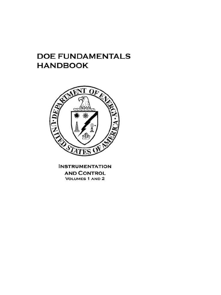 Doe Fundamentals Handbook Instrumentation and Control Download Free