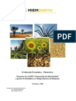 Proyecto de 10 MW Generación de Electricidad a Partir de Residuos y o Subproductos de Biomasa